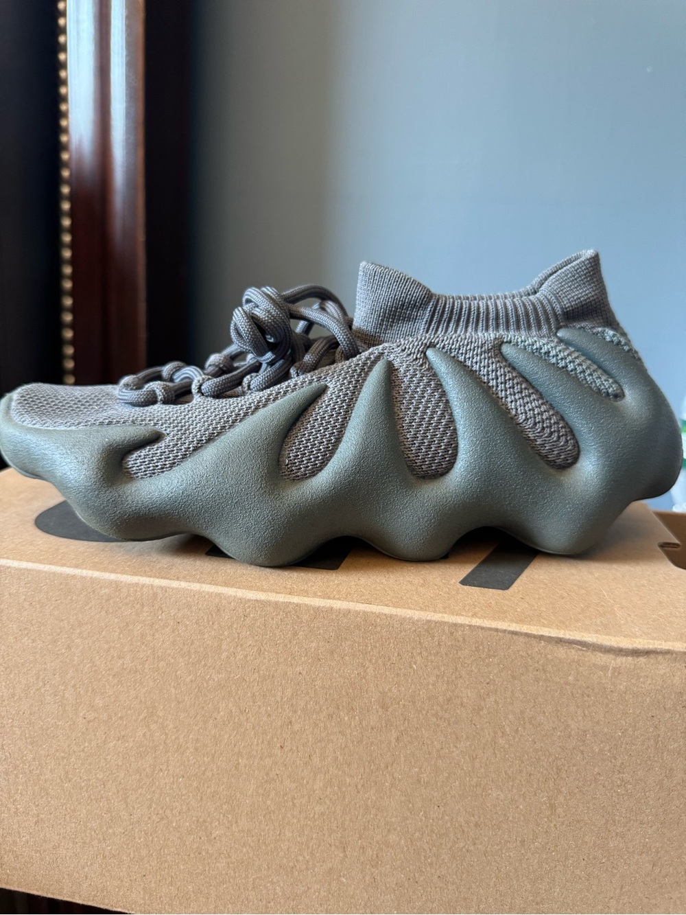 Yeezy 450 Slip-On sneaker in Stotea Gray